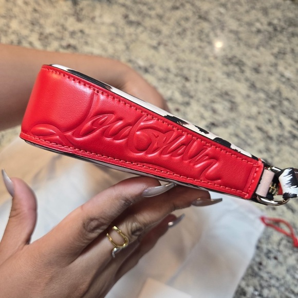 NEW Christian Louboutin Leopard Print Shoulder Bag - Picture 4 of 6